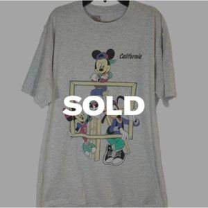 Vintage Disney Goofy / Minnie Mouse / Mickey Tee